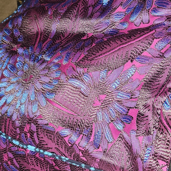 J.Crew Midnight Floral Jacquard Skirt C5911 Size 2 Embroidered Jewel Tones - Picture 9 of 9